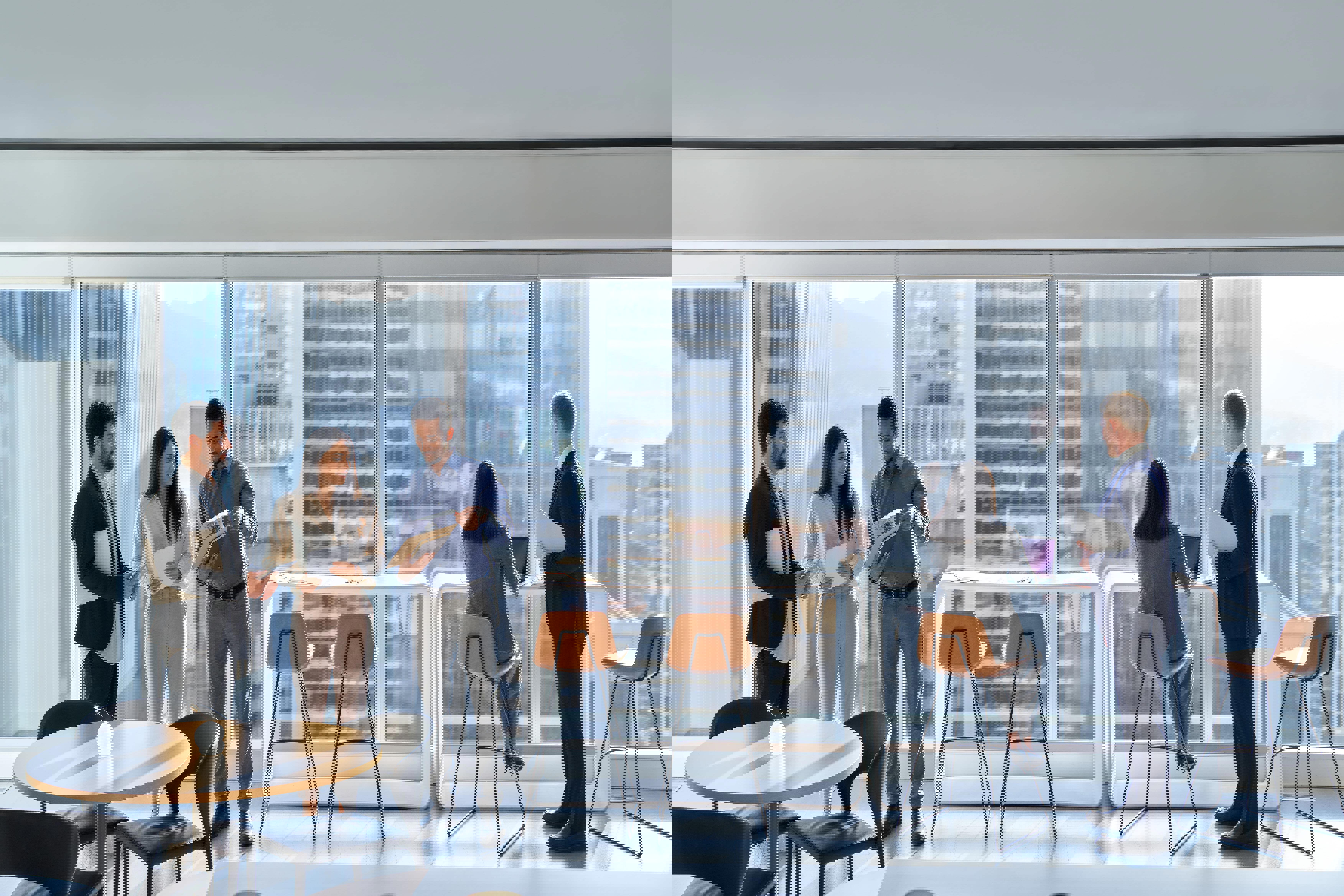 Powerful engine room